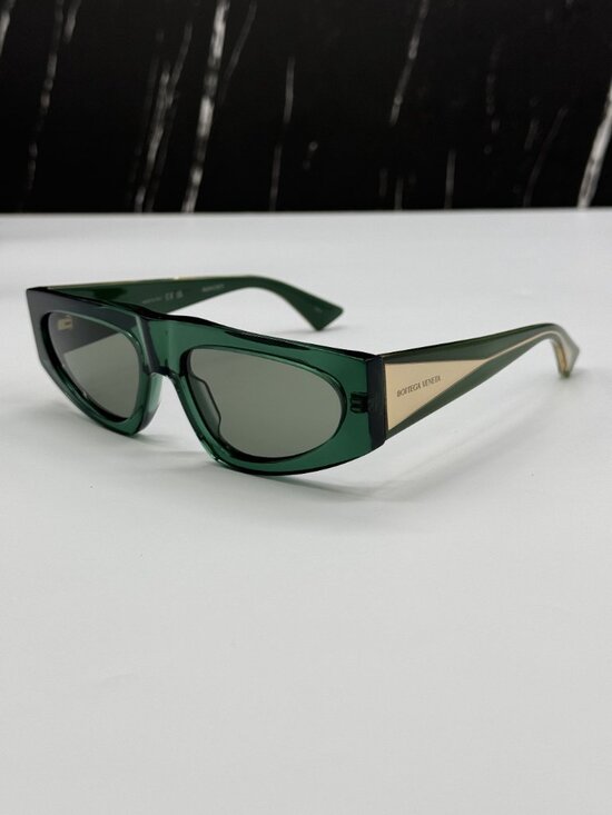 NEW BOTTEGA VENETA BV1277S 003 WOMEN GREEN SUNGLASSES main image 4